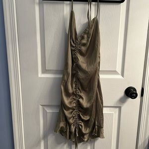 Polly sage green dress